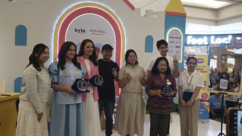 Marshanda dalam talkshow Care Forvita Life, di kawasan BSD, Tangerang Selatan, Kamis (29/5/2025).  Foto: Giovanni/kumparan