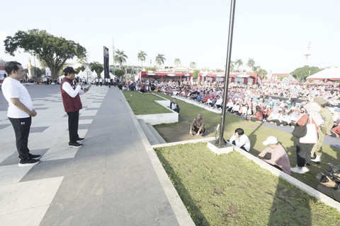 Hari Lansia Nasional, Gus Ipul Bacakan Puisi "Lansia Bahagia, Indonesia Sejahtera". Foto: Dok. Kemensos