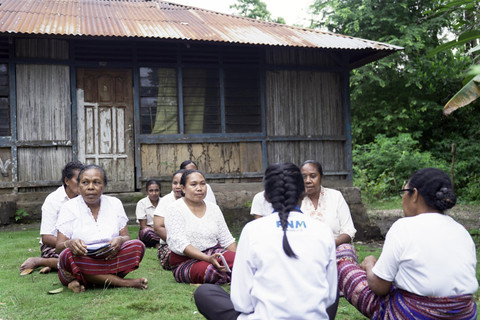 Sejumlah Ketua Kelompok PNM Mekaar yang diajak studi banding. (ist)