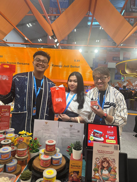 Kesuksesan Sambal Kawani ekspansi ke pasar global tidak terlepas dari dukungan Rumah BUMN BRI Jakarta. Foto: dok. BRI