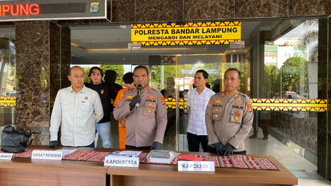 Kapolresta Bandar Lampung, Kombes Pol Alfret Jacob Tilukay. | Foto: Sinta Yuliana/Lampung Geh