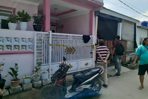 Rumah milik IRT di Serang yang diduga korban pembunuhan. Foto: Dok. Istimewa