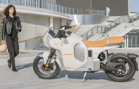 Motor listrik Wuyang Honda E-VO yang meluncur di China. Foto: dok. Wuyang Honda