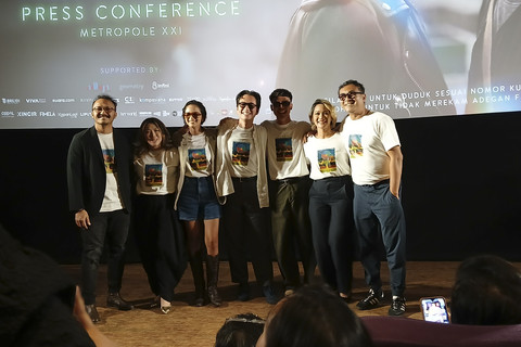 Konferensi pers film Sampai Jumpa, Selamat Tinggal di XXI Metropole, Senin (2/6/2025). Foto: Vincentius Mario/kumparan