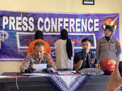 Pasutri di Sleman ditangkap polisi karena mencuri ponsel. Foto: Resti Damayanti/Pandangan Jogja