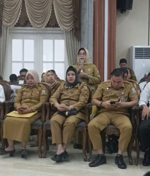 Kadinkes Palembang, Fenty Aprina, dalam merespon naiknya penyebaran COVID-19/ist.