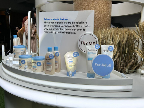Rangkaian produk Aveeno dalam lini Dermexa. Foto: Dok. Judith Aura/kumparan 