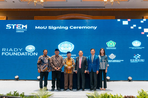 Peluncuran Gerakan STEM Indonesia Cerdas oleh Riady Foundation. Foto: Lippo Grup
