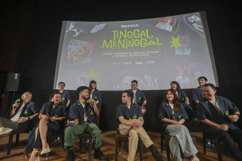 Konferensi pers official trailer dan soundtrack film Tinggal Meninggal di Metropole, Jakarta, Rabu, (4/6/2025). Foto: Agus Apriyanto