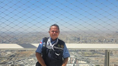 Dodo Murtado, Pranata Humas Ahli Muda Kemenag di Makkah, Kamis (5/6). Foto: Moh Fajri/kumparan