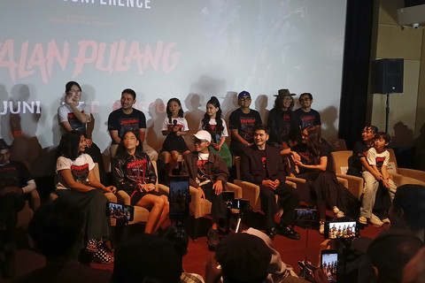 Konferesi pers film Jalan Pulang di Thamrin, Jakarta Pusat, Rabu (4/6/2025). Foto: Vincentius Mario/kumparan