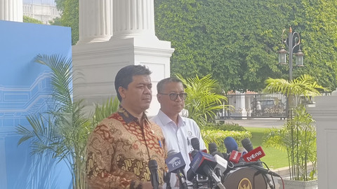 Wamensesneg Juri Ardiantoro di Istana Negara, Jakarta Pusat, Kamis (5/6/2025). Foto: Zamachsyari/kumparan