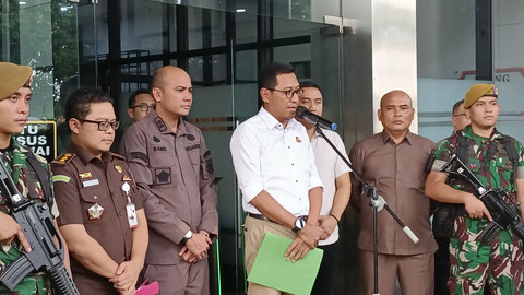 Kepala Kejaksaan Negeri Jakarta Selatan, Haryoko Ari Prabowo, saat Konferensi Pers Terkait Pelimpahan Perkara Nikita Mirzani. Foto: Aprilandika Pratama/kumparan