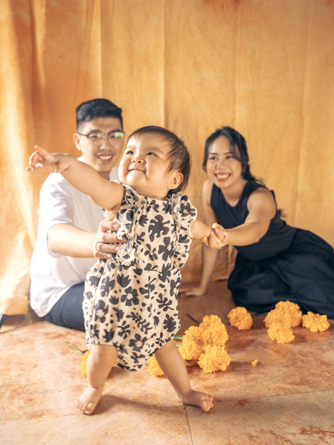  Kiiro bersama ibu dan ayahnya. Foto: Dok. Pribadi