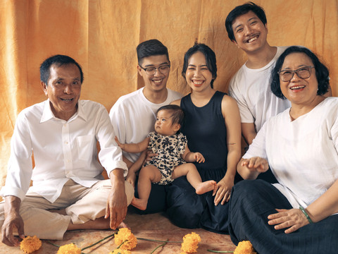  Kiiro bersama keluarga besarnya. Foto: Dok. Pribadi