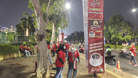 Suasana di GBK jelang laga Indonesia melawan Cina pada Kamis (5/6/2025). Foto: Rachmadi Rasyad/kumparan
