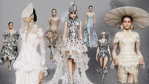 Usai Rancang Kebaya Luna Maya, Eddy Betty Pamer Koleksi Couture yang Eksploratif. Foto: Dok. Eddy Betty