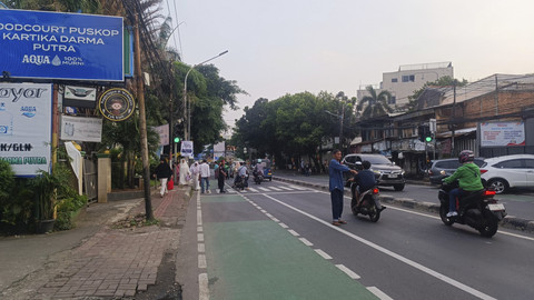 Sepinya jalanan kawasan Menteng Atas arah Menteng, Setiabudi, Jaksel, Jumat (6/6/2025). Foto: Thomas Bosco/kumparan