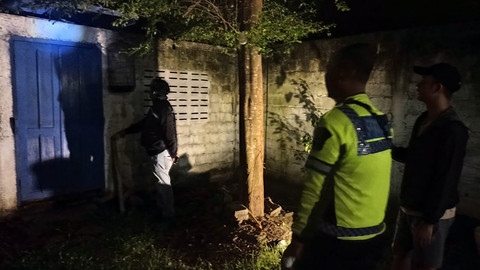 Rumah di Kabupaten Sleman disatroni maling saat malam takbiran, Kamis (5/6/2025). Foto: Dok. Polsek Berbah