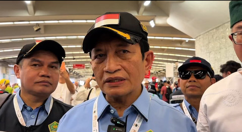 Menag Nasaruddin Umar di Jamarat (6/6). Foto: Dok. Media Center Haji 2025