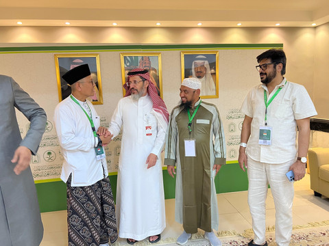 Ketua Majelis Ulama Indonesia K.H. Muhammad Cholil Nafis saat memenuhi undangan Kementerian Haji Kerajaan Arab Saudi. Dok istimewa