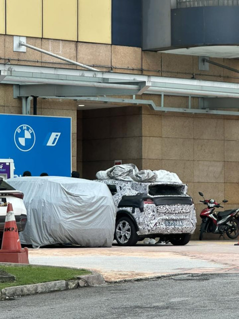 Mobil listrik yang diduga Perodua QV-E. Foto: Perodua