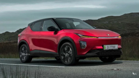 Mobil listrik yang diduga Perodua QV-E. Foto: Perodua
