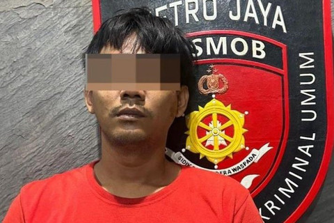 Tiga tersangka pencopetan di SUGBK saat Indonesia vs China.  Foto: Dok. Polda Metro Jaya