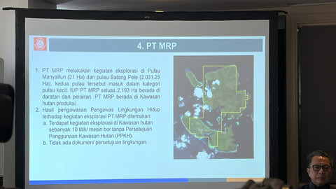 Konferensi pers mengenai Raja Ampat, Papua, Minggu (8/6/2025).  Foto: Haya Syahira/kumparan