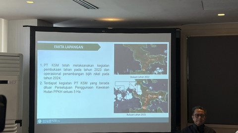 Konferensi pers mengenai Raja Ampat, Papua, Minggu (8/6/2025).  Foto: Haya Syahira/kumparan