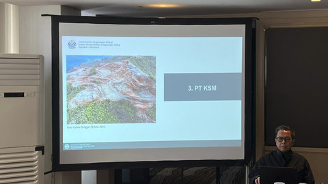 Konferensi pers mengenai Raja Ampat, Papua, Minggu (8/6/2025).  Foto: Haya Syahira/kumparan