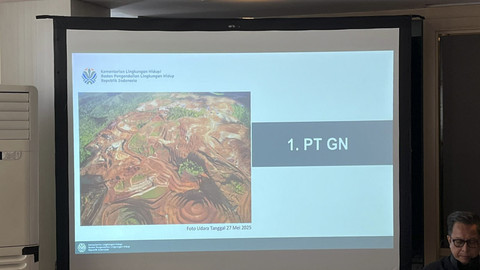 Konferensi pers mengenai Raja Ampat, Papua, Minggu (8/6/2025).  Foto: Haya Syahira/kumparan