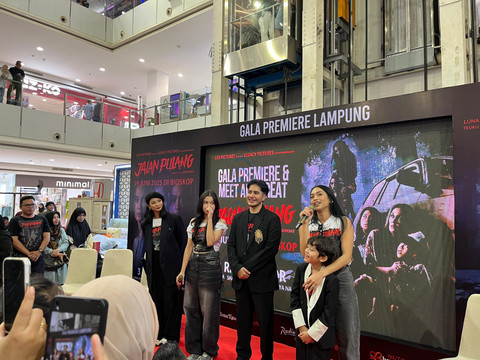 Gala premier film horor Jalan Pulang digelar di Bioskop XXI Mall Boemi Kedaton (MBK) | Foto : Eka Febriani / Lampung Geh