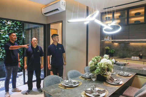 Rumah contoh cluster Allurea di Super Cluster The Flotizt Asthara Skyfront City. Foto: Dok. Asthara Skyfront City