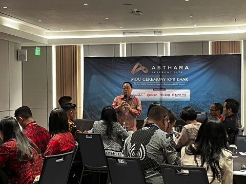 MOU Ceremony KPR Bank Asthara Skyfront City di Sheraton Jakarta-Soekarno Hatta Airport, Tangerang, Selasa (10/6/... </div>
<div class=