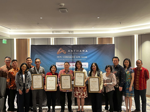 MOU Ceremony KPR Bank Asthara Skyfront City di Sheraton Jakarta-Soekarno Hatta Airport, Tangerang, Selasa (10/6/2025). Foto: Rayyan Farhansyah/kumparan