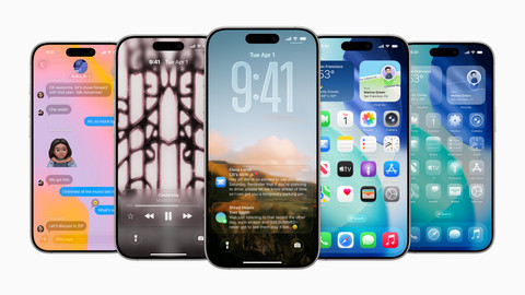 Apple resmi memperkenalkan iOS 26 dengan desain material digital baru Liquid Glass. Foto: Apple