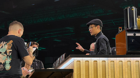 George Wenno di Starbucka Global Barista Championship 2025. Foto: Kevin S. Kurnianto/kumparan