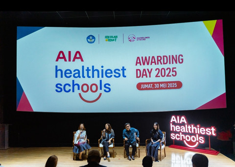 AIA Healthiest Schools jadi wadah siswa dan siswi untuk mengembangkan pontensi dan minat calon generasi emas anak Indonesia. Foto: AIA Indonesia