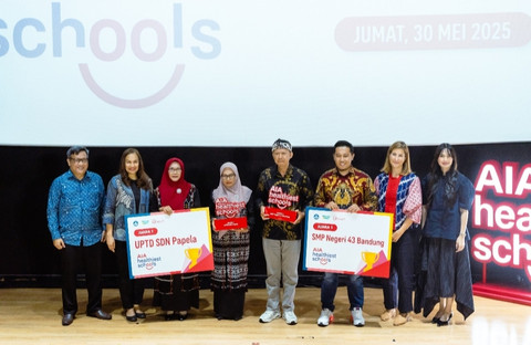 Juara Satu kompetisi AIA Healthiest Schools 2025. Foto: AIA Indonesia