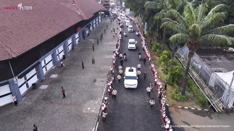 Presiden Prabowo Resmikan tiba di acara Pembukaan Indodefence Expo & Forum, Jakarta, Rabu (11/6/2025). Foto: YouTube/Sekretariat Presiden