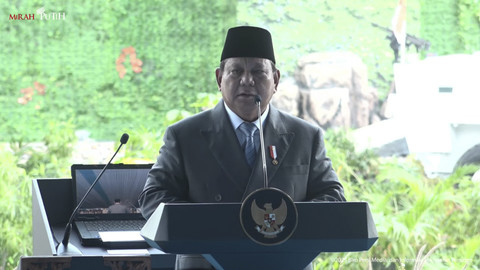 Presiden RI Prabowo membuka acara Pembukaan Indodefence Expo & Forum, Jakarta, Rabu (11/6/2025). Foto: YouTube/Sekretariat Presiden