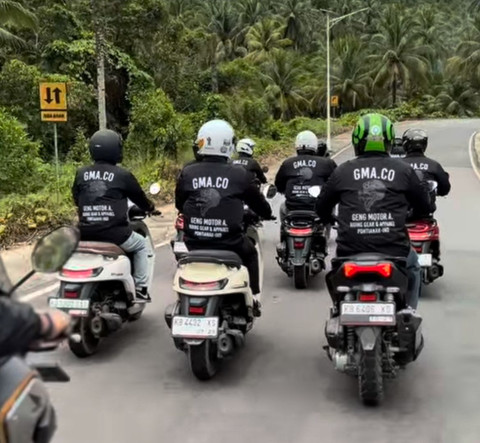 GMA.ID akan siap riding di Wheel Parties Weekend Berkendara. Foto : Dok. Instagram @gengmotor_a.