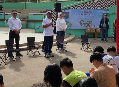 Wakil Gubernur Kalbar, Krisantus Kurniawan saat menyampaikan pesannya untuk Gen Z. Foto: Yulia Ramadhiyanti/Hi!Pontianak