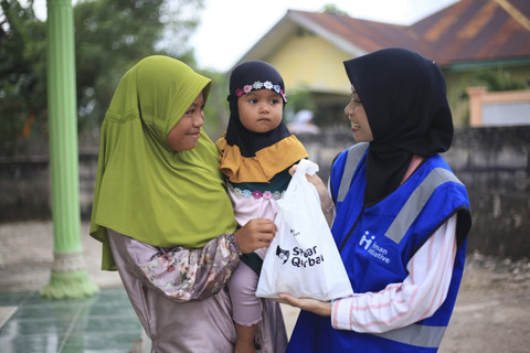 Human Initiative menyalurkan donasi kurban lewat program Sebar Qurban 2025. Foto: Dok. Human Initiative