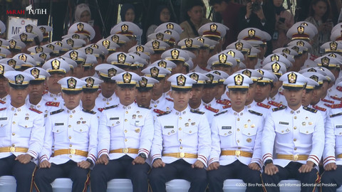 Suasana peresmian Kampus Bhineka Tunggal Ika Universitas Pertahanan (Unhan) di Sentul, Bogor, Rabu (11/6/2025). Foto: Youtube/Sekretariat Presiden