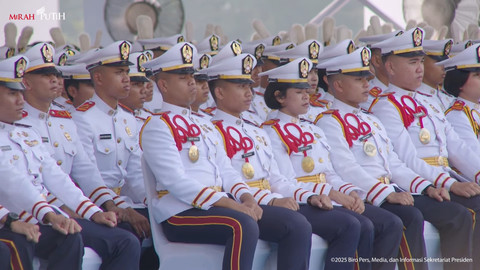 Suasana peresmian Kampus Bhineka Tunggal Ika Universitas Pertahanan (Unhan) di Sentul, Bogor, Rabu (11/6/2025). Foto: Youtube/Sekretariat Presiden