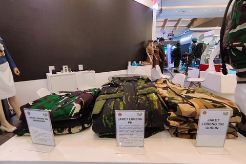 Stan TNI AD selama pameran Indo Defence Expo & Forum 2025 di JIExpo Kemayoran, Jakarta Pusat, Rabu (11/6/2025). Foto: Rayyan Farhansyah/kumparan
