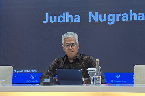 Juru Bicara Kemlu RI, Roy Soemirat dalam Press Briefing Kementerian Luar Negeri di Kantor Kemlu Jakarta Pusat. Kamis (12/6/2025). Foto: Tiara Hasna/kumparan