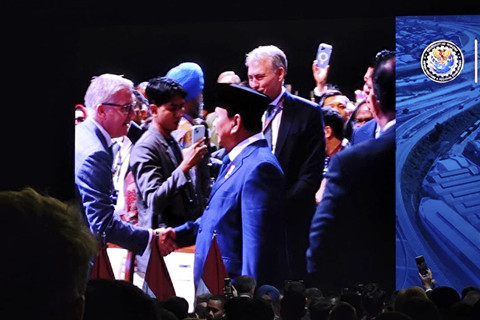 Presiden Prabowo Subianto hadiri acara penutupan International Conference Infrastructure (ICI) di JCC Senayan, Jakarta, pada Kamis (12/6/2025). Foto: Luthfi Humam/kumparan
